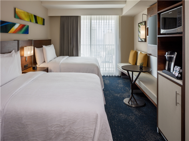 [슬림][관광1일+자유3일] 특급 힐튼 가든 인 ＜시티뷰＞ 하와이 6일